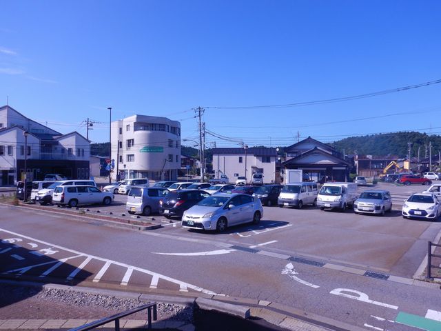 「道の駅」の駐車場
