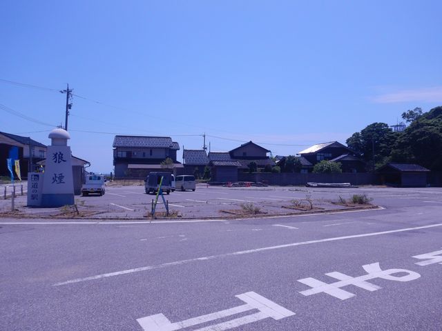 「道の駅」の駐車場