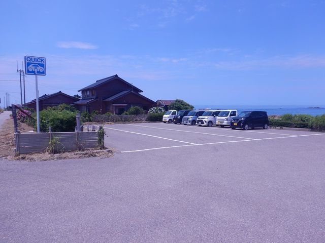 「道の駅」の駐車場