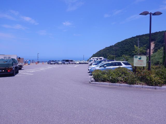 「道の駅」の駐車場