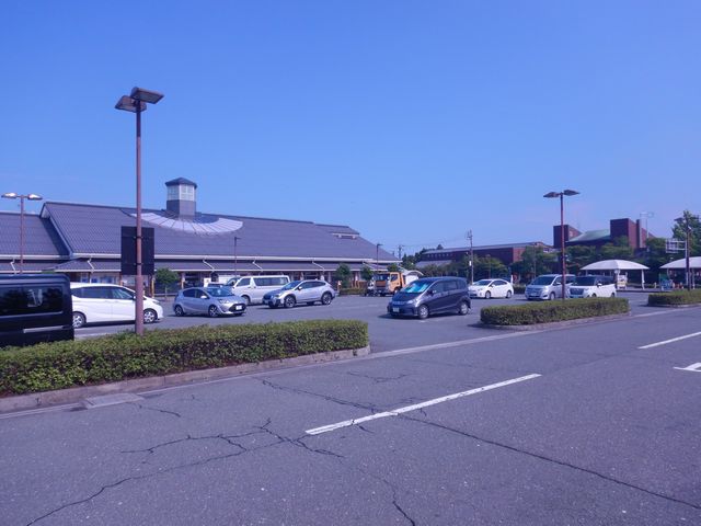 「道の駅」の駐車場