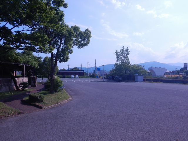 「道の駅」の駐車場