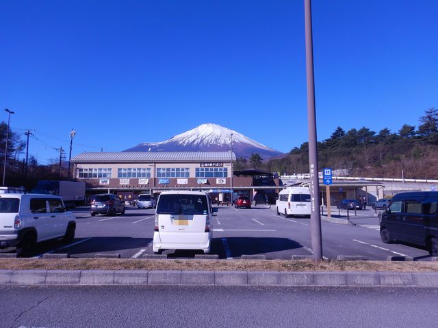 「道の駅」の駐車場