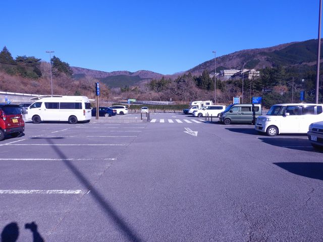 「道の駅」の駐車場