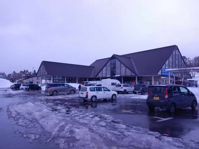 「道の駅」の駐車場